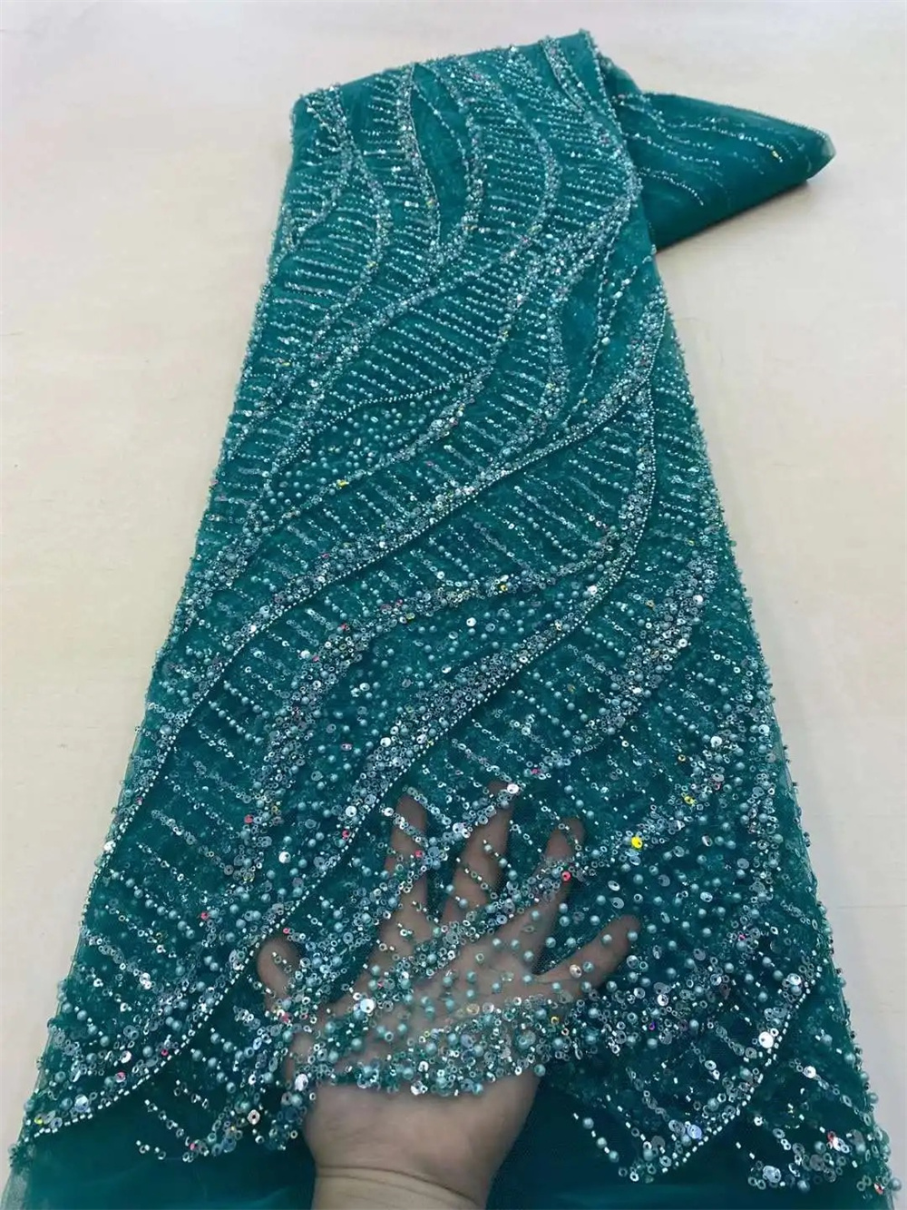 Wholesale 2025 African Sequins - огляд і ціна Embroidery Gradient