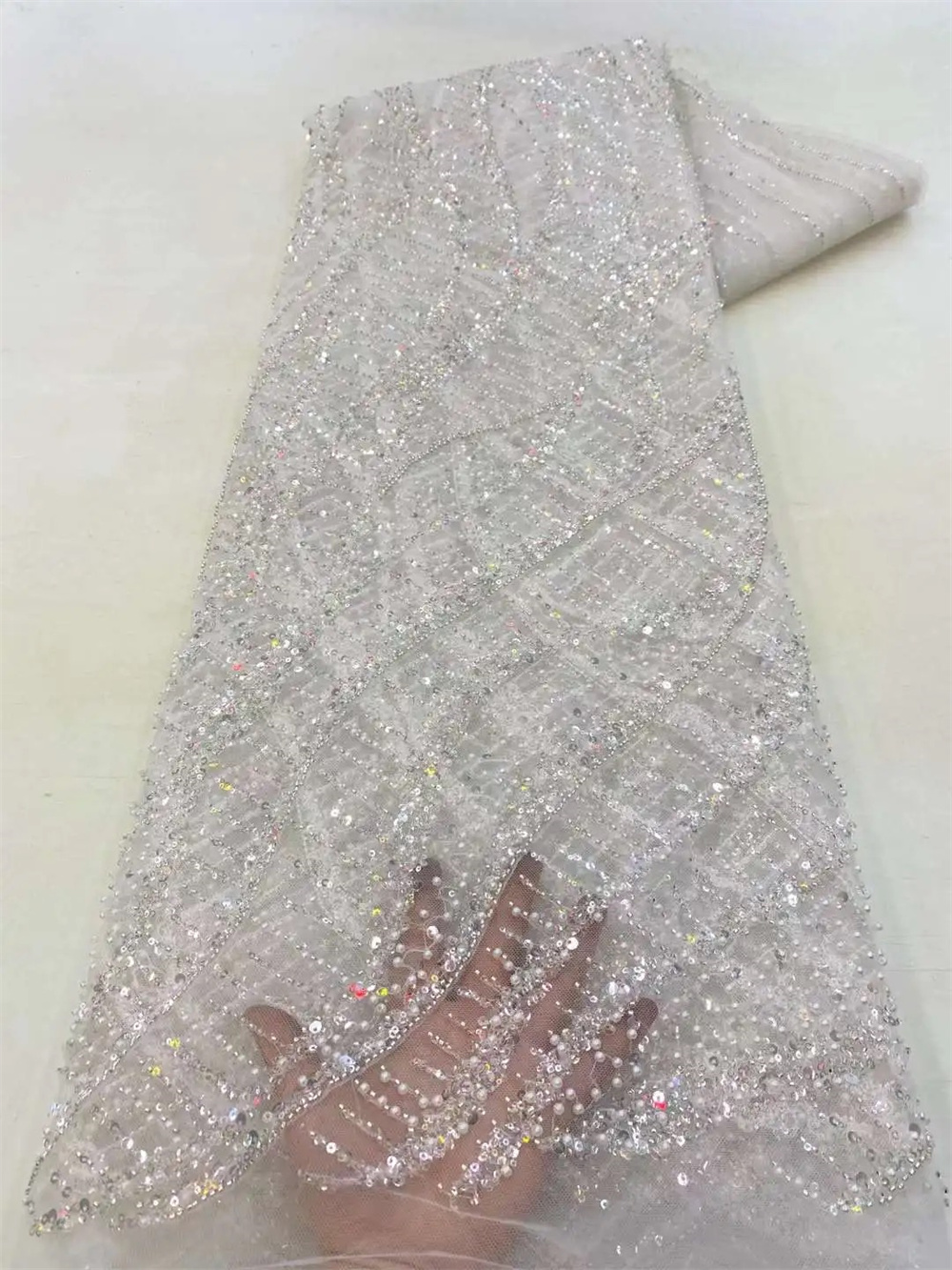 Wholesale 2025 African Sequins - огляд і ціна Embroidery Gradient