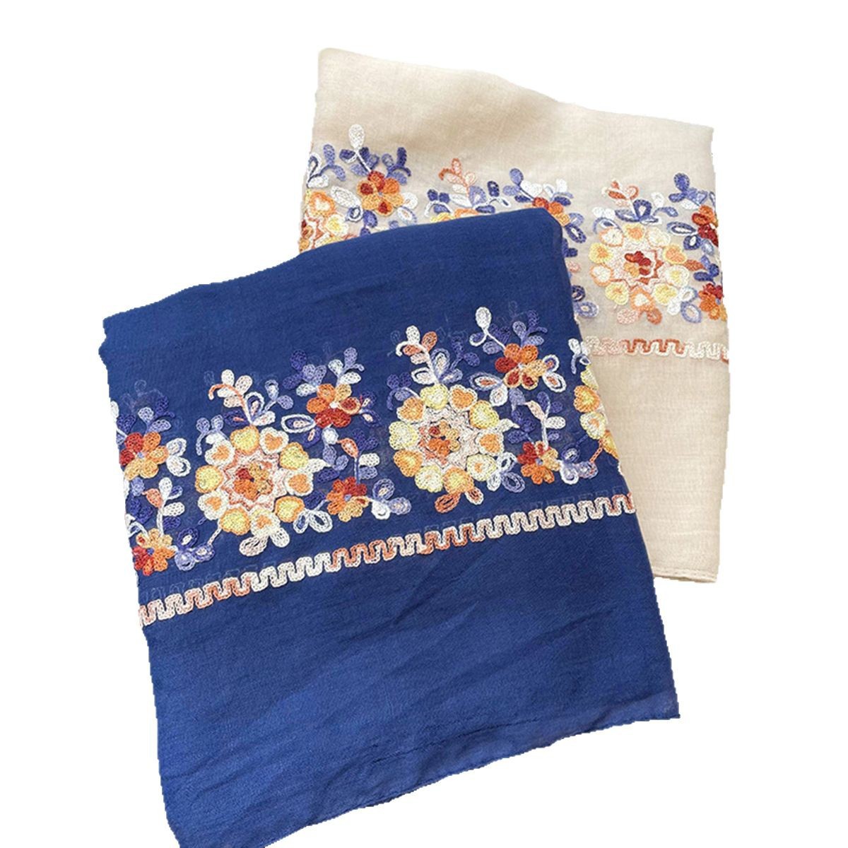 2025 New Soft Cotton Hijab Sca - огляд і ціна Embroidery Shawl