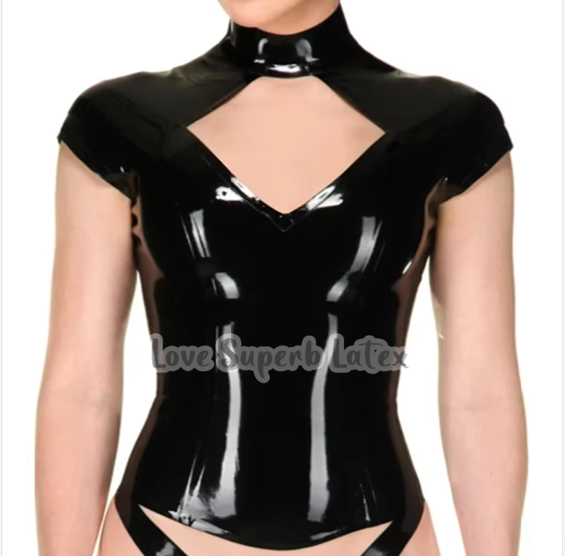 Sexy Black Women Latex Short S - огляд і ціна Embroidery Art Painting