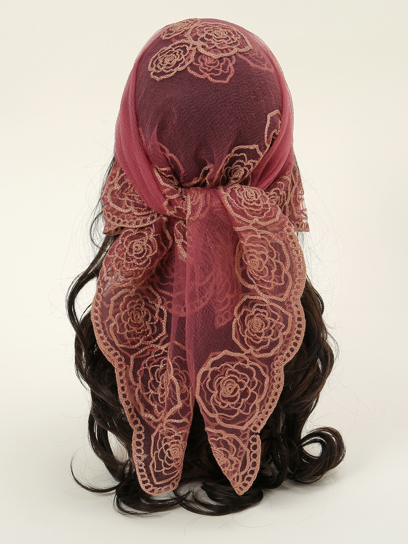 80*80cm Lace Square Bandanas S - огляд і ціна Embroidery Veil