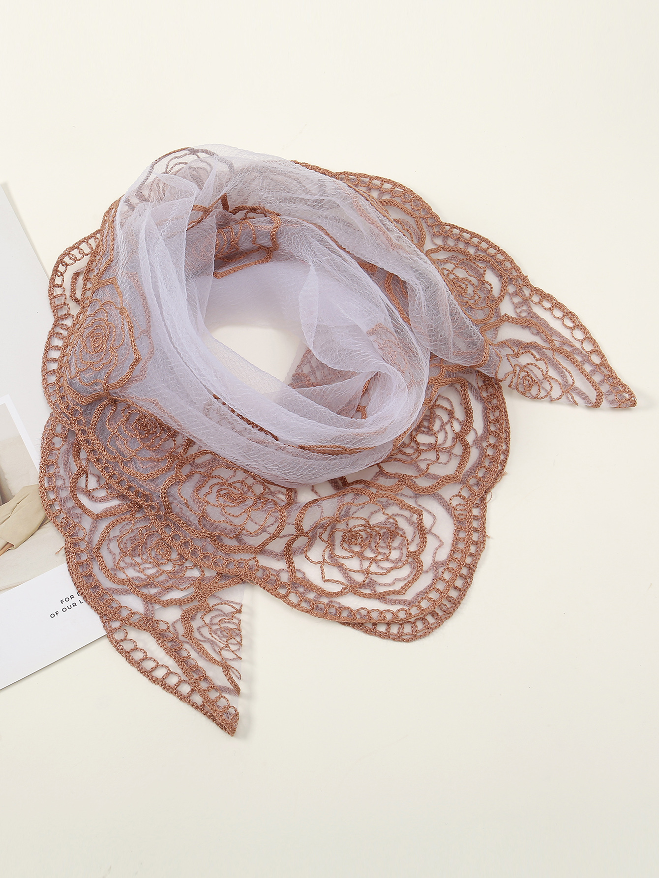 80*80cm Lace Square Bandanas S - огляд і ціна Embroidery Veil