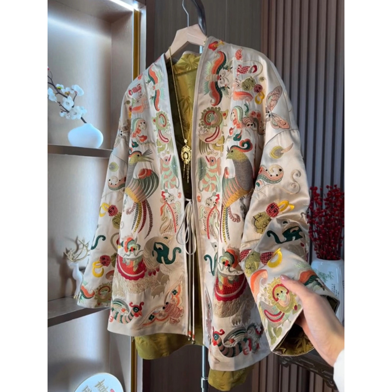 New Chinese Style Kimono Cardi - огляд і ціна Embroidery A
