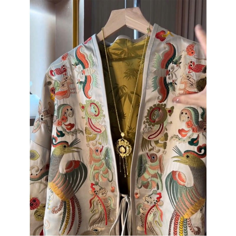 New Chinese Style Kimono Cardi - огляд і ціна Embroidery A