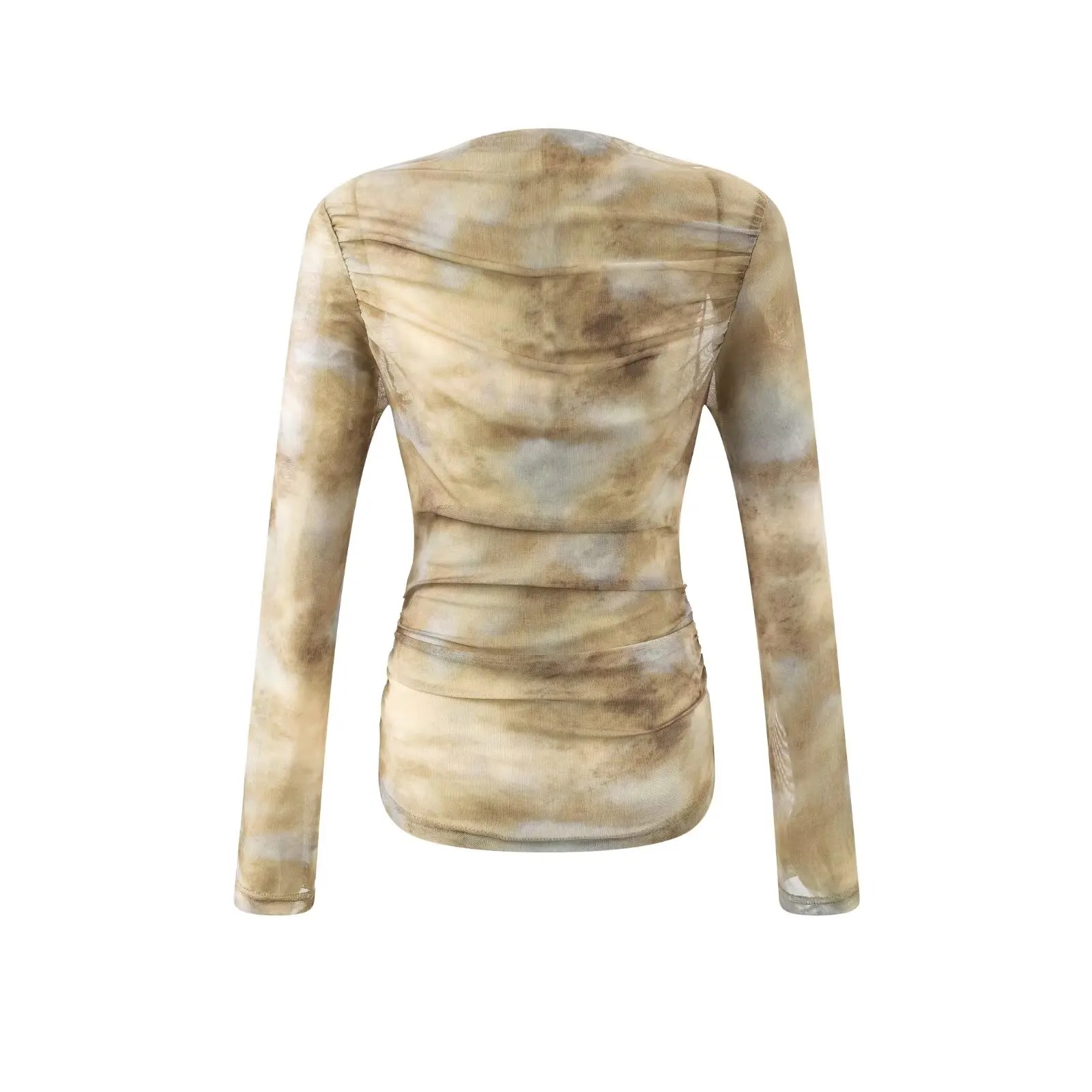 2025 Sexy Tie-Dye Print Ruched - огляд і ціна Embroidery A