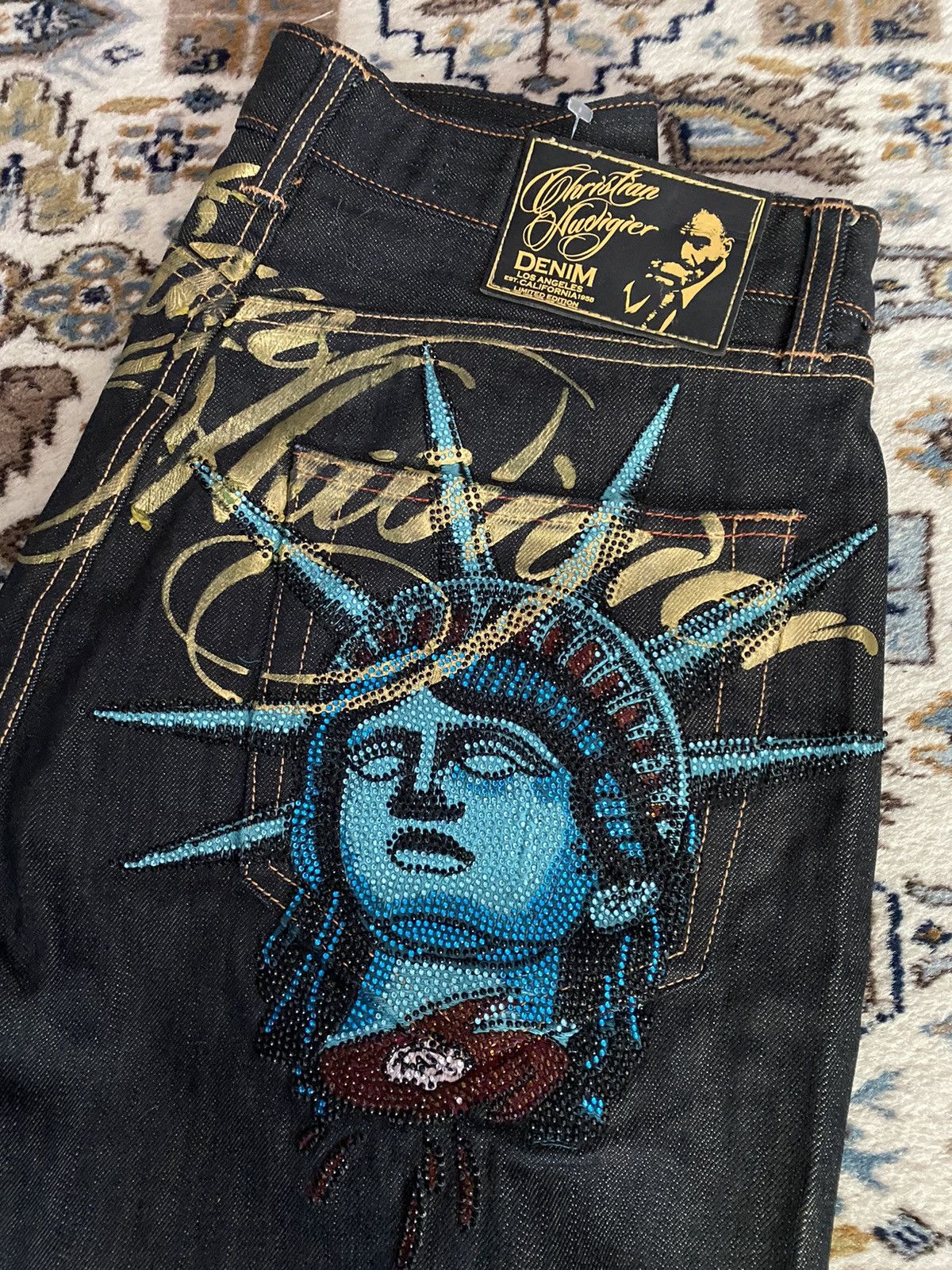 Harajuku Y2k 2000s Women Cloth - огляд і ціна Embroidery Jeans Sakura