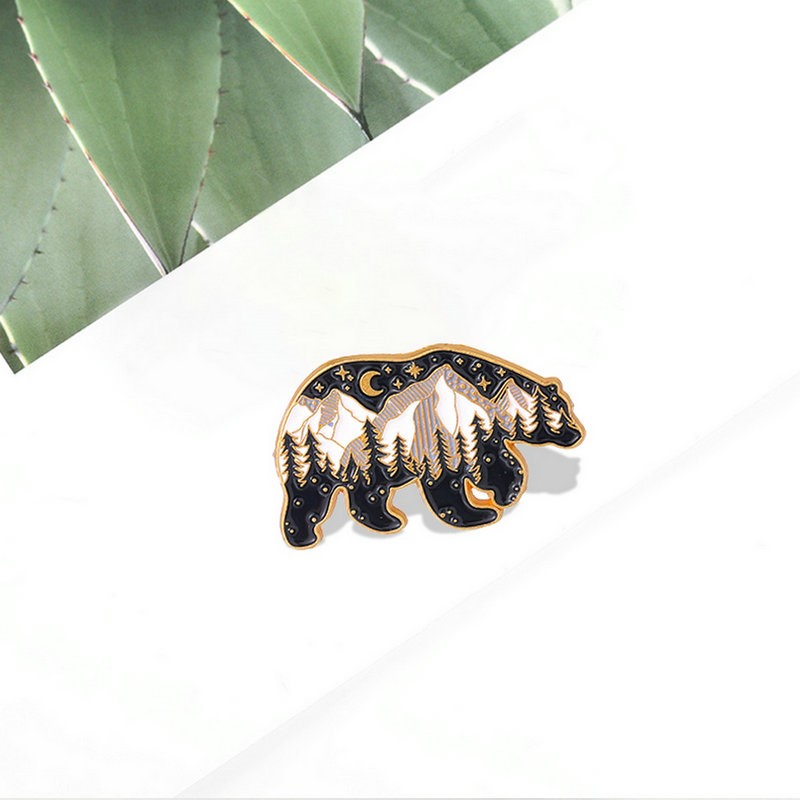 Mama Papa Bear Enamel Pins Cus - огляд і ціна Embroidery Love