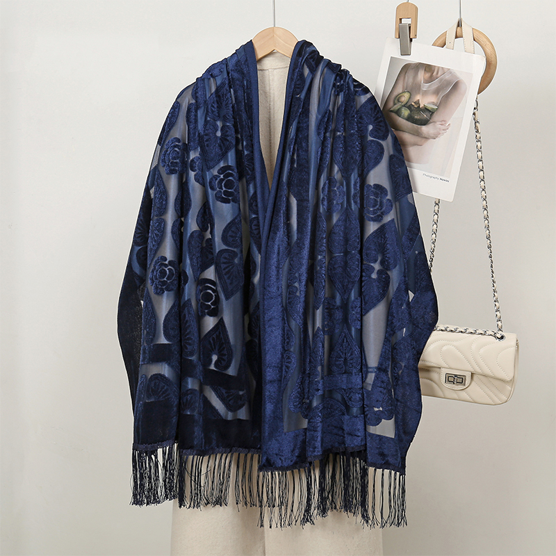 2024 Luxury Silk Embroidery Fl - огляд і ціна Embroidery Shawl