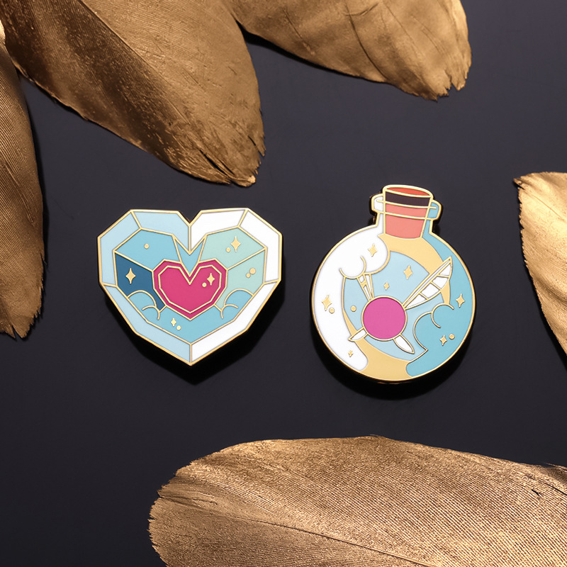 Cute Game Series Love Enamel P - огляд і ціна Embroidery Love