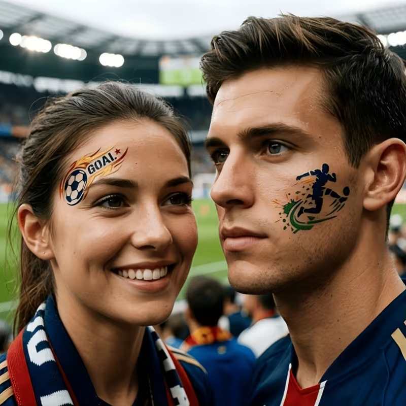 6Pcs Football Stencils for Pai - огляд і ціна Embroidery Art Painting