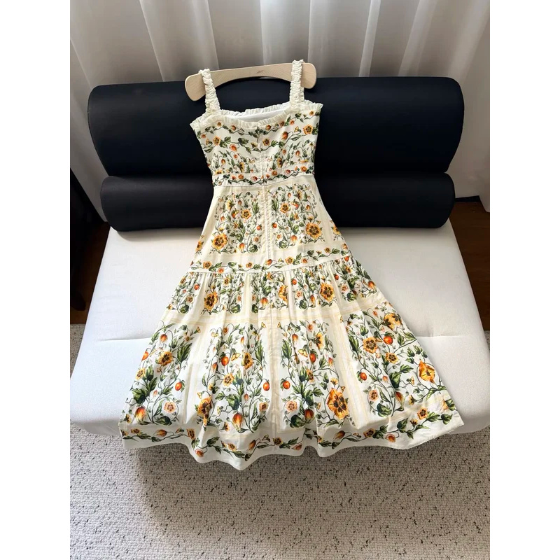 2026 Women Yellow Floral Embro - огляд і ціна Embroidery Yellow Dress