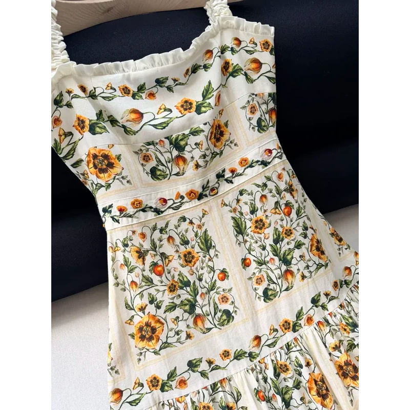 2026 Women Yellow Floral Embro - огляд і ціна Embroidery Yellow Dress