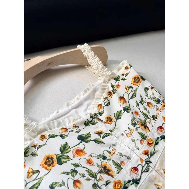 2026 Women Yellow Floral Embro - огляд і ціна Embroidery Yellow Dress