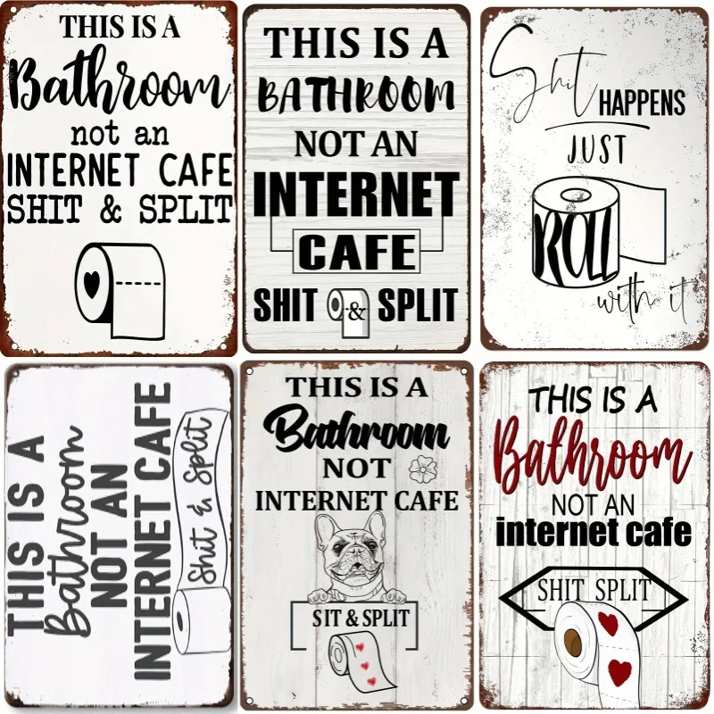 Funny Word Bathroom Decor Wari - огляд і ціна Embroidery Water