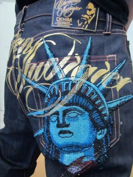 Vintage Statue of Liberty Diam - огляд і ціна Embroidery Jeans Sakura