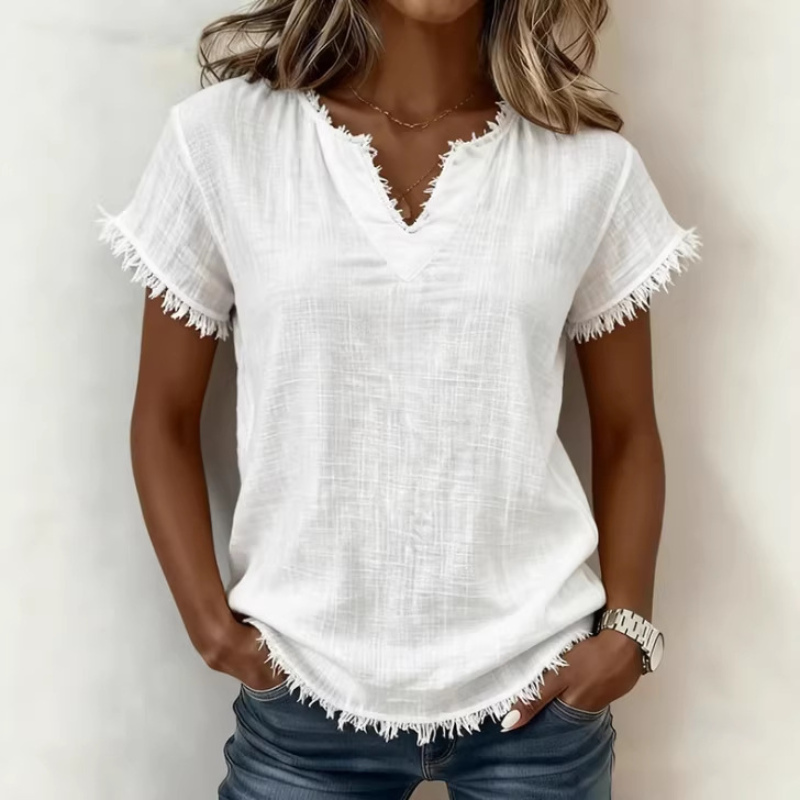 Women Vintage V Neck Lace Ruff - огляд і ціна Embroidery Eyelet