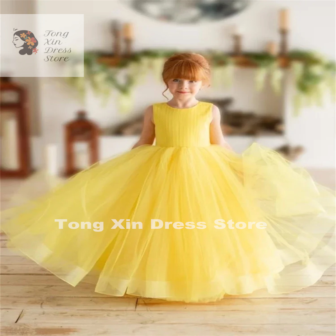 Wedding Birthday Party Flower  - огляд і ціна Embroidery Yellow Dress