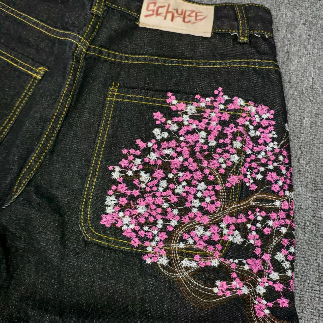 Sakura Pocket Embroidery Fashi - огляд і ціна Embroidery Jeans Sakura