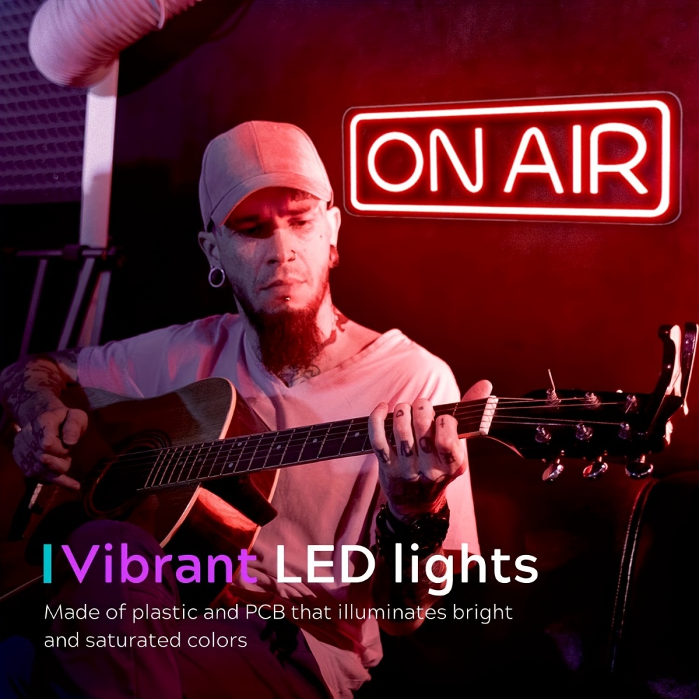 ON AIR Neon Signs - LED Live O - огляд і ціна Embroidery Studio