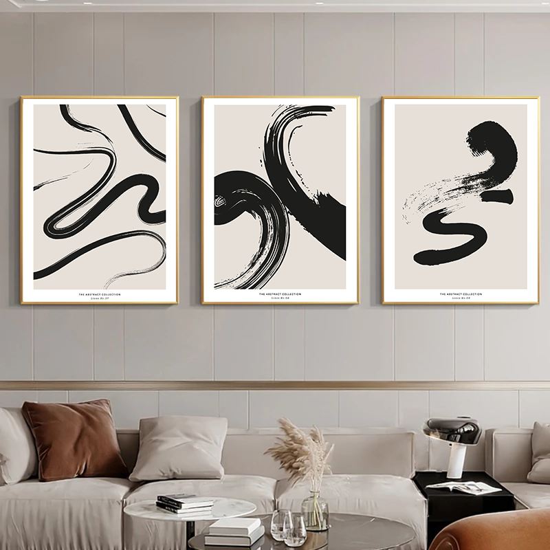 Minimalist Paint Strokes Abstr - огляд і ціна Embroidery Art Painting