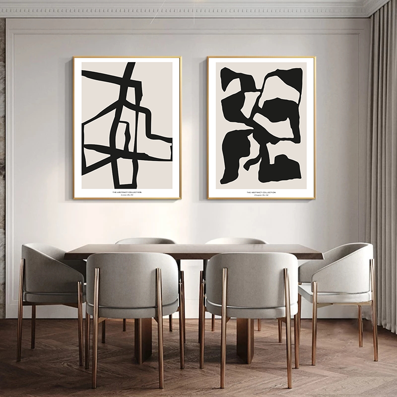 Minimalist Paint Strokes Abstr - огляд і ціна Embroidery Art Painting