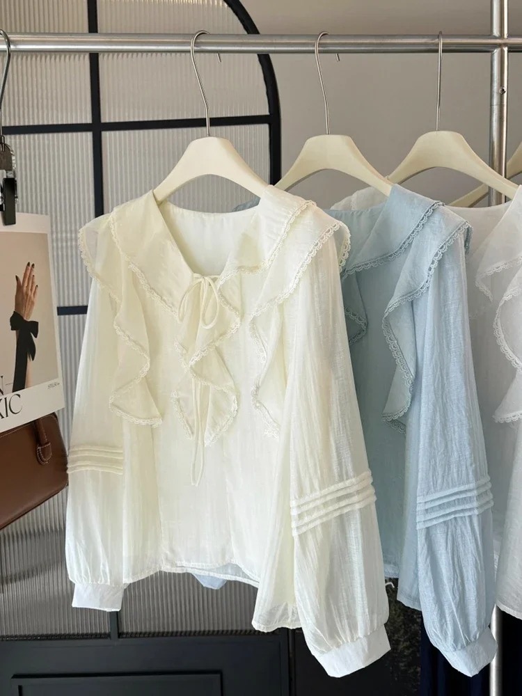French V-Neck Chic Long Sleeve - огляд і ціна Embroidery A