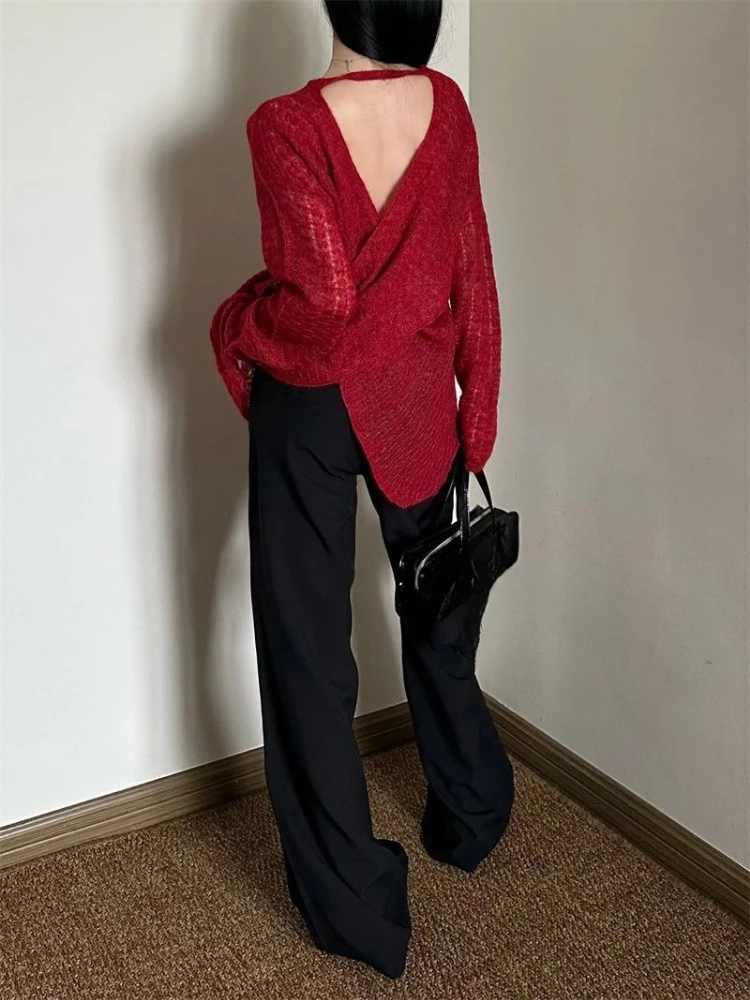 Y2K See-Through Knitted Women' - огляд і ціна Embroidery A