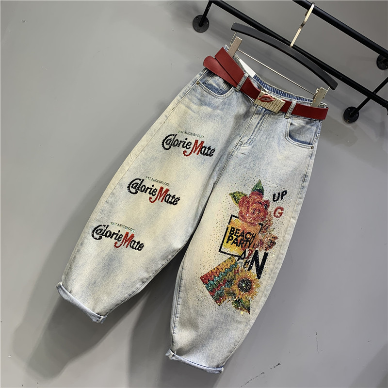 High Waisted Jeans 2023 Spring - огляд і ціна Embroidery Jeans Sakura
