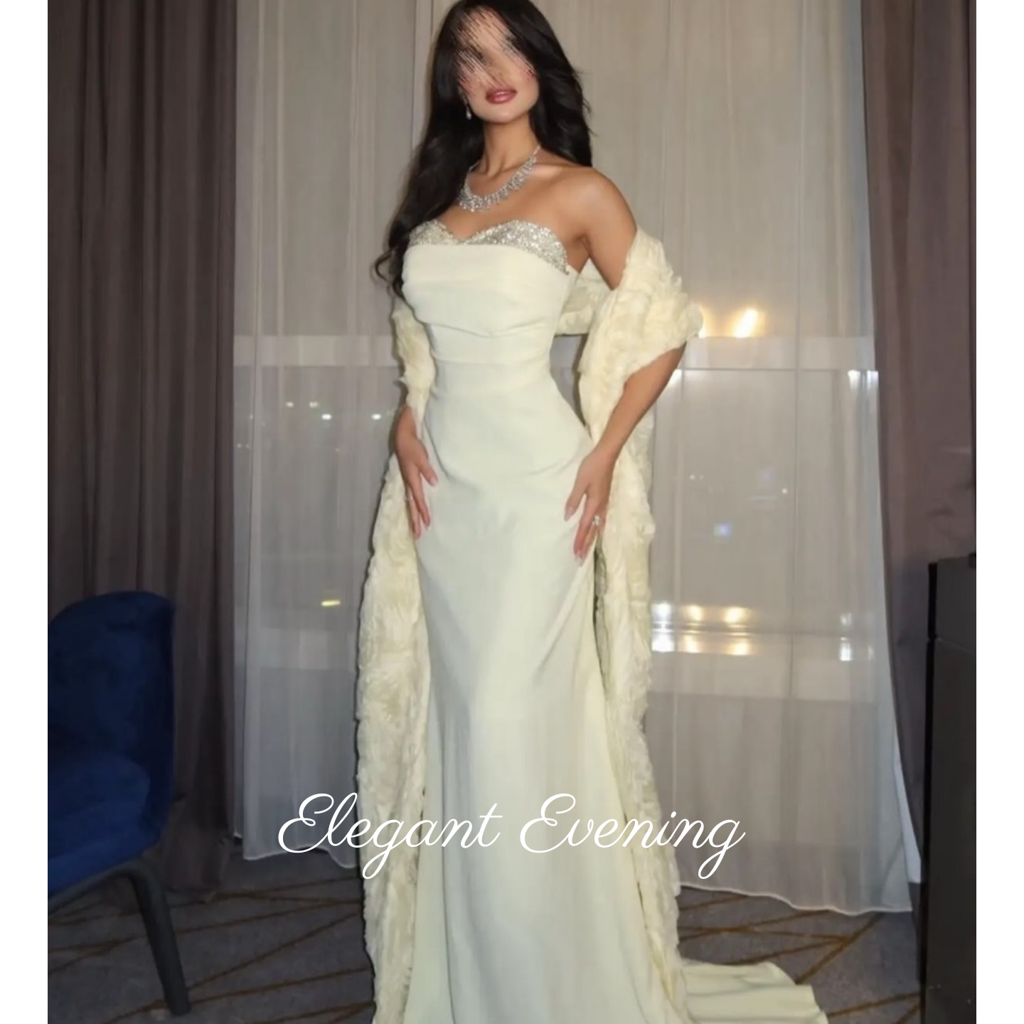Elegant Vintage Evening Dress  - огляд і ціна Embroidery Yellow Dress